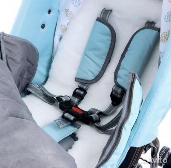 Санки-коляска с перекидной ручкой