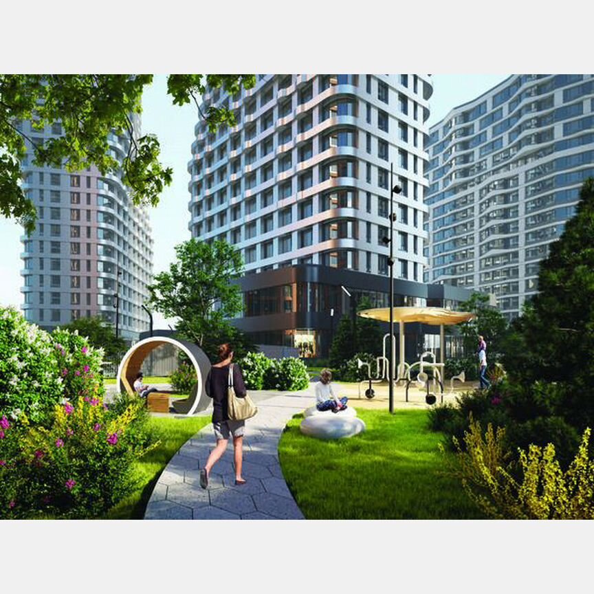 1-к. квартира, 34,2 м², 25/27 эт.