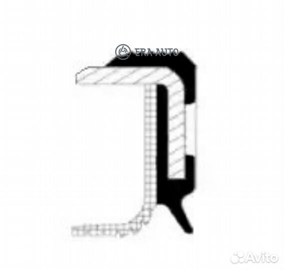 Corteco 20033872B Сальник колен.вала задний 85x105