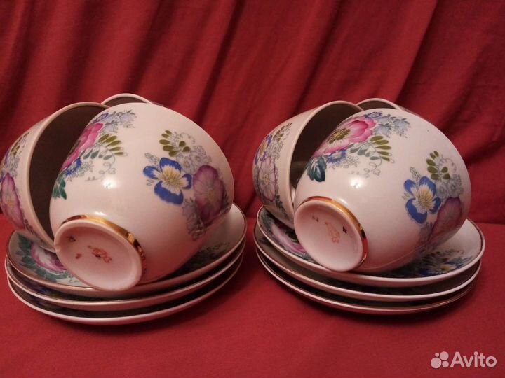 Чайные пары, молочник лфз полевые цветы