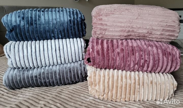 Плед евро 200смх220см новый полоска