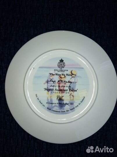 Декоративные тарелки фирмы royal worcester