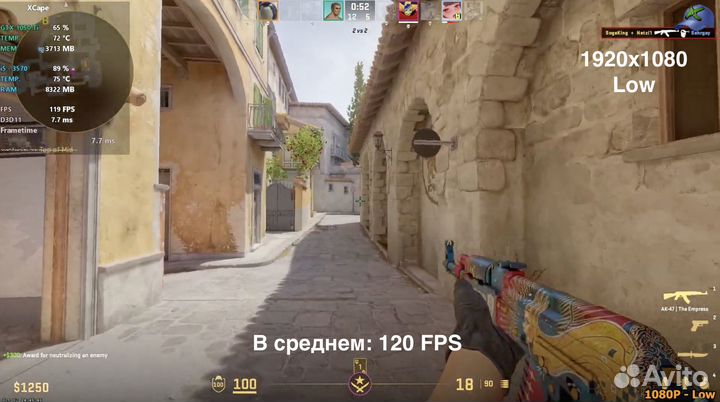 Игровой компьютер (i5, GTX 1050ti 4 гб) №3503