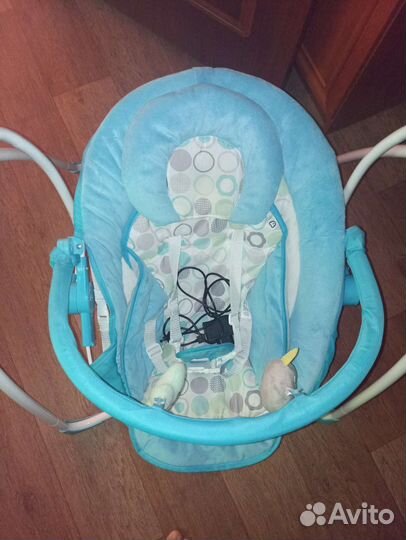 Детские электронные качели шезлонг