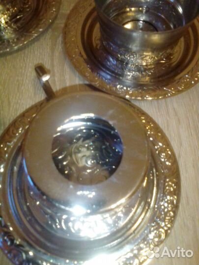 Подстаканники и блюдца СССР мнц