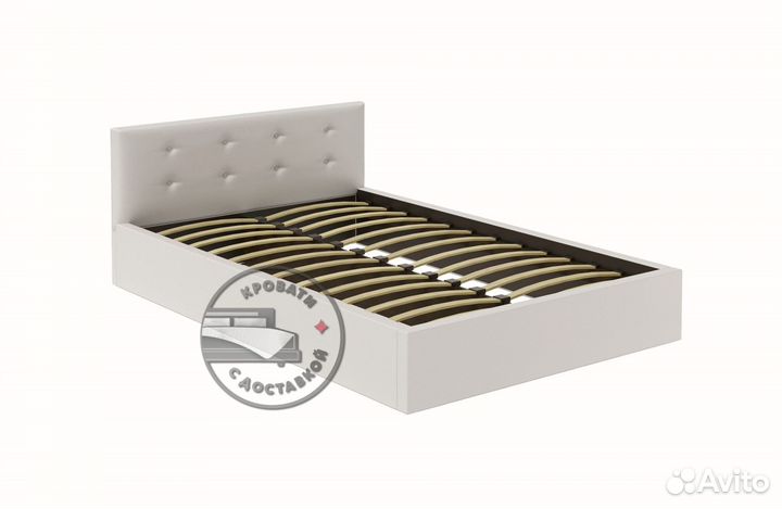 Кровать двуспальная мягкая