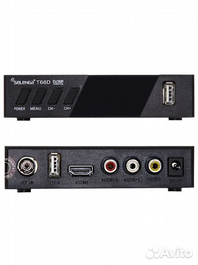Цифровой тв-тюнер DVB-T2 Selenga T68D