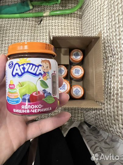 Детское фруктовое пюре