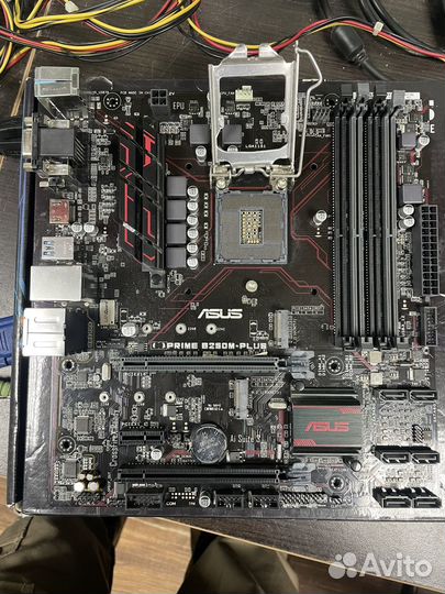 Материнская плата 1151 asus prime B250M Plus
