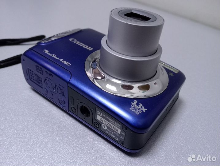 Canon PowerShot A480 цифровая фотокамера винтажная