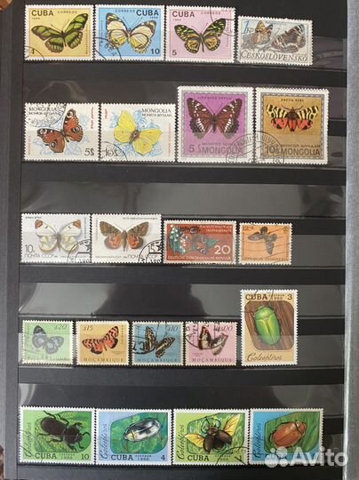 Почтовые марки Флора 152 шт