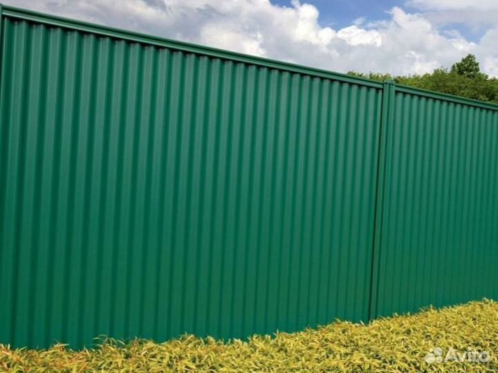 Забор из профнастила