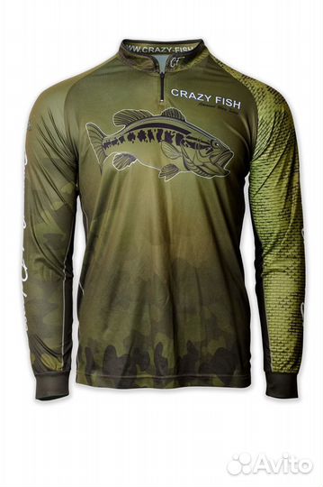 Джерси Crazy Fish Camo Fish Scale