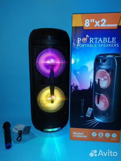 Bluetooth колонка с караоке LT-2806XBT
