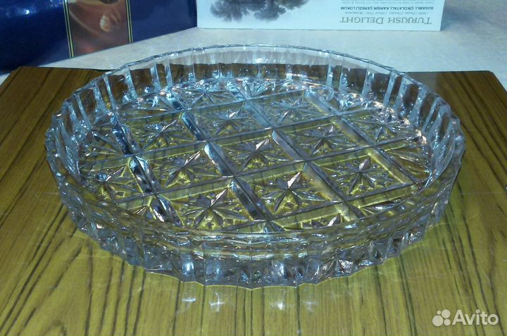 Хрусталь СССР: Ваза, блюдца, рюмки и др