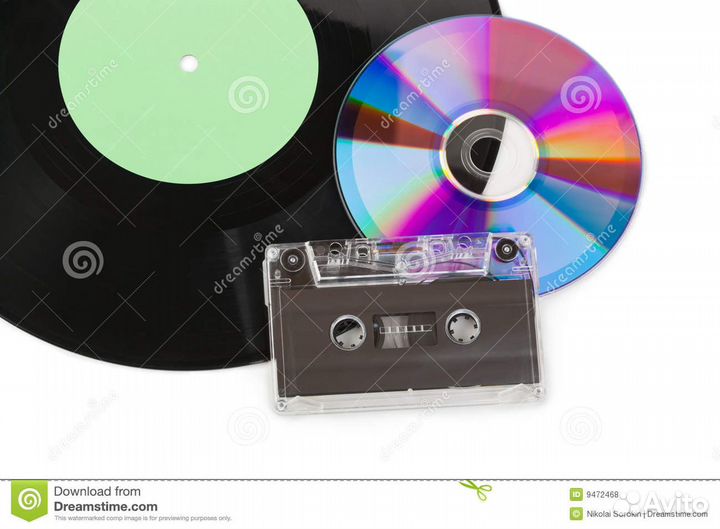 MP3 DVD LP VHS