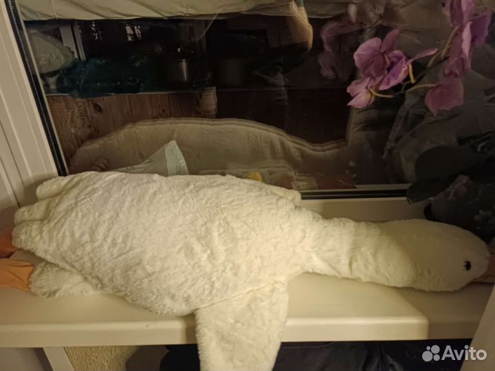 Новая мягкая игрушка большой Гусь 130см