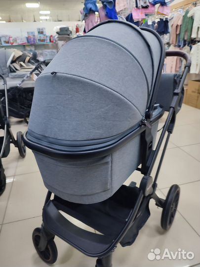 Коляска 3 в 1.индиго карри