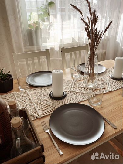 Макраме дорожка на стол