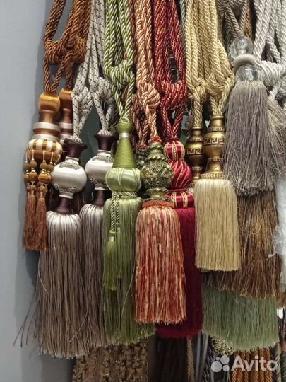 Кисти подхваты шелковые для штор итальянские