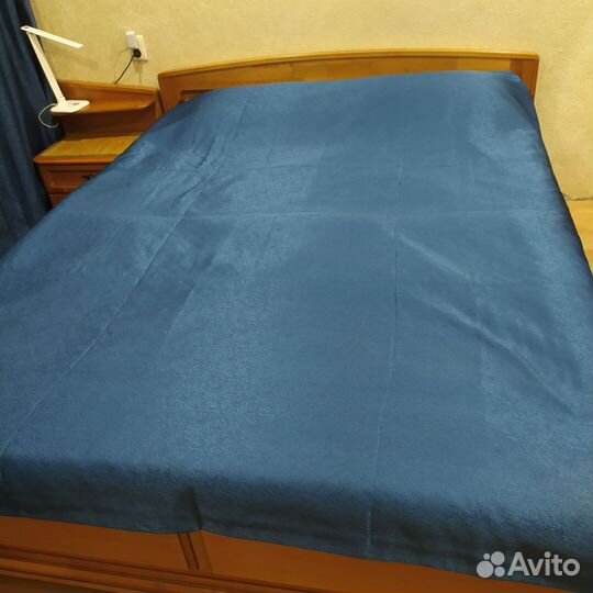 Комплект шторы, тюль и покрывало