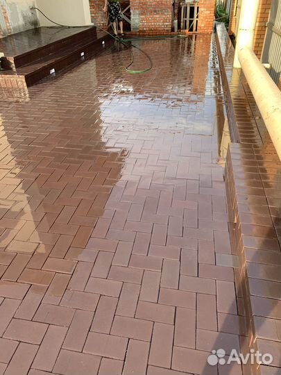 Укладка брусчатки