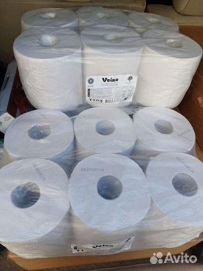 Бумага туалетная в рулонах для диспенсера