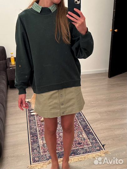Свитшот, юбка, рубашка, сарафан