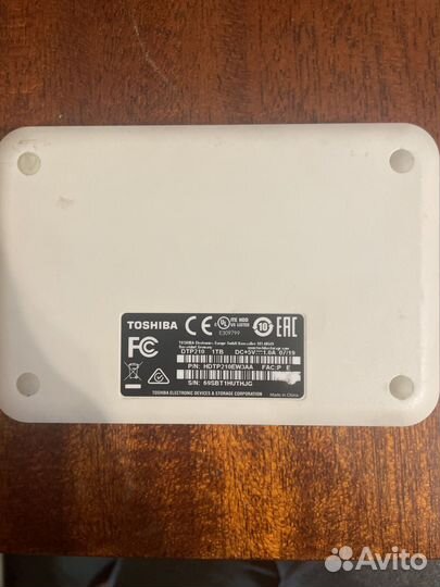 Внешний HDD Toshiba 1Tb Canvio Ready