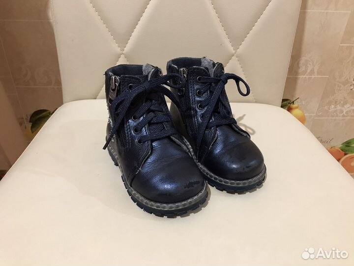Ботинки кожаные 21 размер, котофей