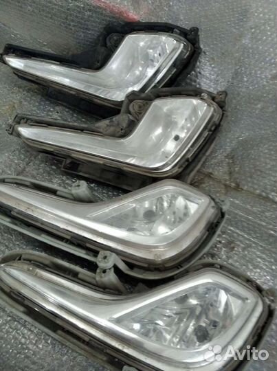 Противотуманки Киа Рио и Солярис 2011-2015 5 штук