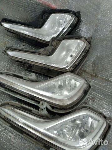 Противотуманки Киа Рио и Солярис 2011-2015 5 штук