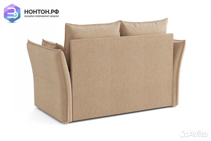 Диван 2-х местный Бруклин темно-бежевый