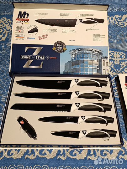 Набор ножей металлокерамика новый