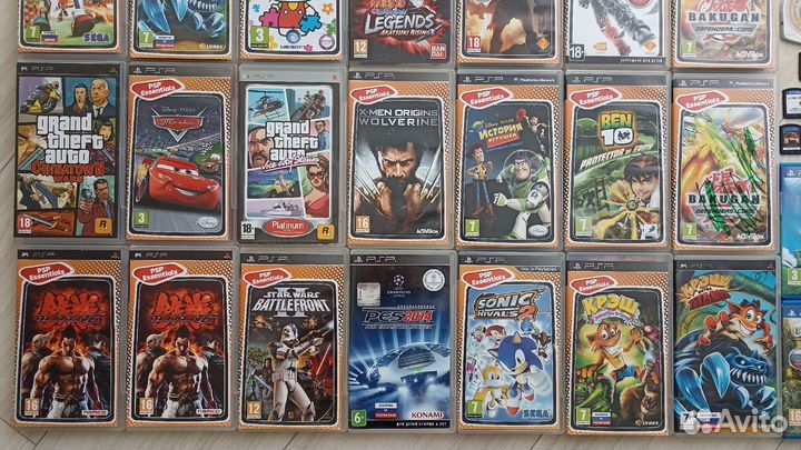 Игры и аксессуары для PSP и PS Vita