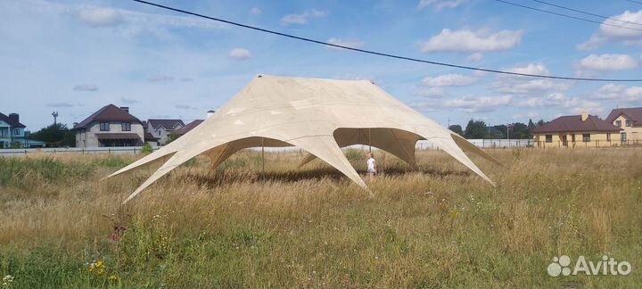 Шатер тент Звезда, средняя 34 м2, 