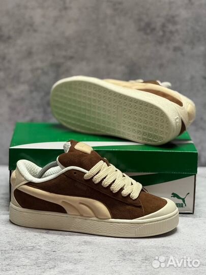 Puma Suede XL Crush Preserves Brown Mushroom