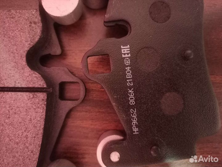 Тормозные колодки volkswagen touareg