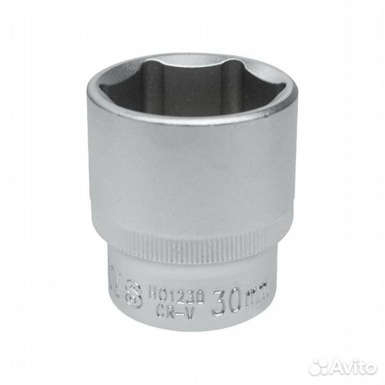 Головка торцевая 6-гранная 1/2''DR (30 мм) AVS H01