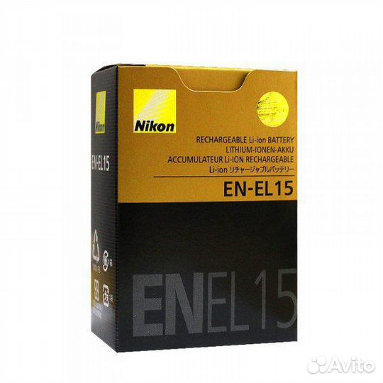 Аккумулятор EN-EL15 Nikon новый (гарантия)