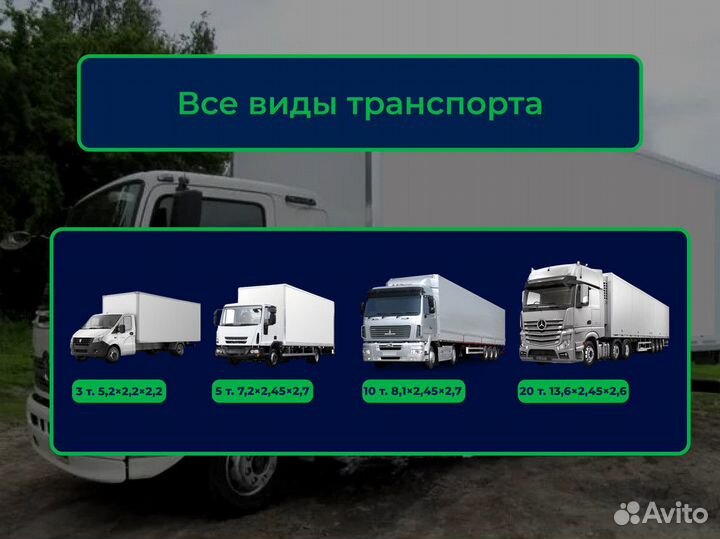 Грузоперевозки по России