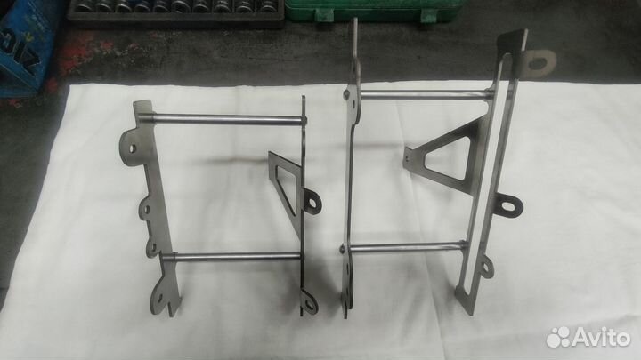 Защита радиаторов эндуро Kawasaki klx450 kx 450