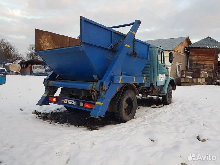 Вывоз строительного и бытового мусора контейнером