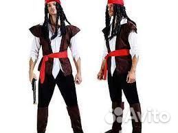 Костюм Пирата-2 FZ1125 (Штаны,рубашка,жакет,шапочк