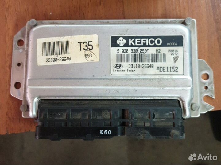 Блок управления двигателем хендай акцент гетц