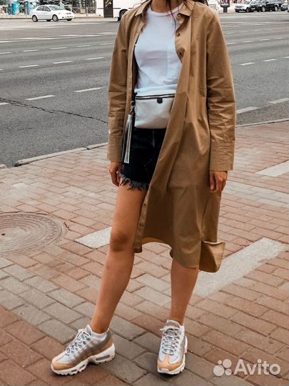 Zara рубашка тренч