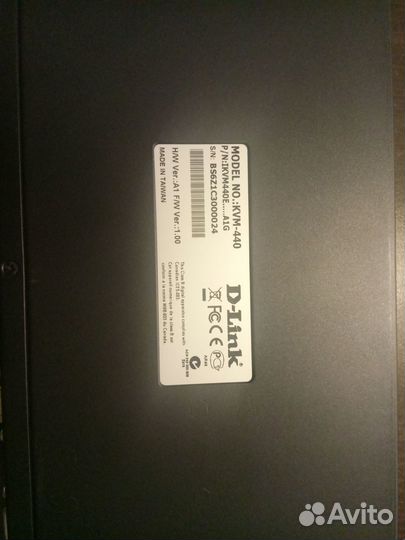 Переключатель KVM D-Link KVM-440