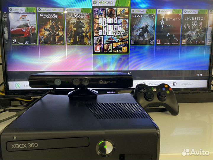 Xbox 360 Матовый 500 gb Сенсор Движения Kinect