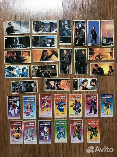 Вкладыши от жвачек Турбо, наклейки и пр