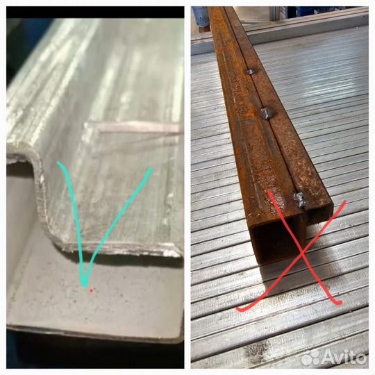 Комплект для откатных ворот с направляющей 6 м